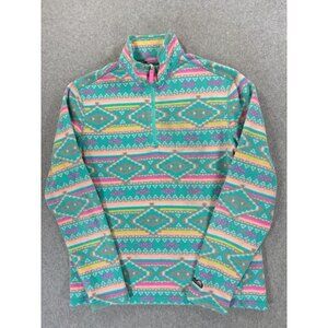 Chubbies Beach Club Aztec Quarter‎ Zip Fleece Pullover (Women's Small)
